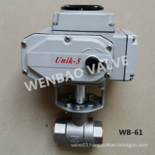 Electric Motorized Two Piece NPT Ball Valve 2 Inch